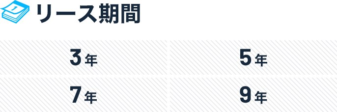 リース期間の選び方