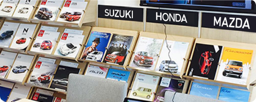 国産全メーカーの豊富な車種から選べます!異なるメーカーの車も簡単に比較出来ます。