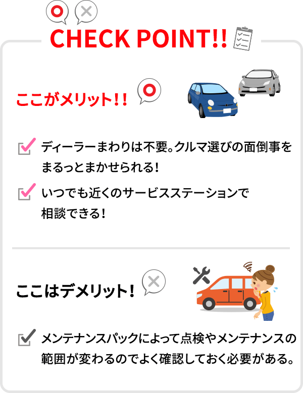 カーリースとは メリット デメリットをプロの視点で解説 コスモmyカーリース コスモ石油