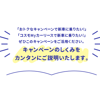 キャンペーンのしくみをカンタンにご説明いたします。